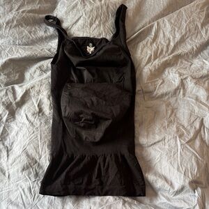BLANQI everyday Black pregnancy maternity Support Tank XL
